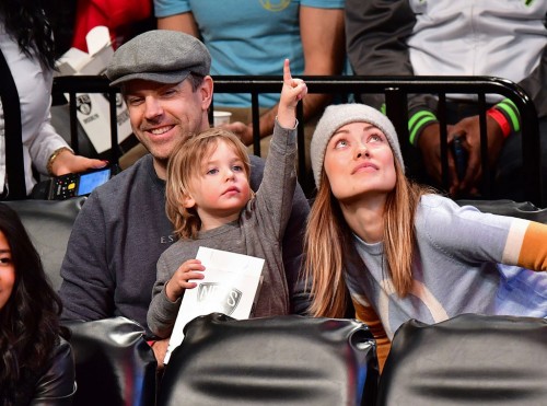 Olivia Wilde And Jason Sudeikis Son Otis Steals The Show At A Basketball Game